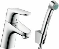 Смеситель для раковины с гигиеническим душем Hansgrohe Focus 31926000