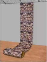 Самоклеящаяся ПВХ 3D-панель для стен в рулоне LAKO DECOR, Каменная кладка 19, 70x600см, толщина 6мм