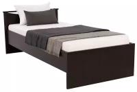 Кровать Боровичи-Мебель Мелисса с реечным основанием венге 205х100х85 см