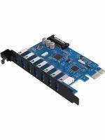 Контроллер PCI-E Orico PVU3-7U (черный)