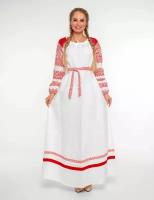 Славянское платье с печатью