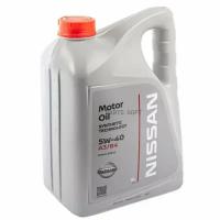 NISSAN Масло Nissan 5w-40, 5 Л Ke90090042r
