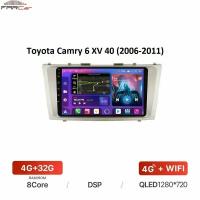 Штатная магнитола FarCar для Toyota Camry V40 2006-2011 на Android 10 (4gb/32gb/WiFi/BT/GPS/DSP/QLED/4G)