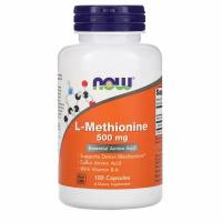 NOW FOODS L-Methionine 500 мг (L-Метионин) 100 капсул (Now Foods)