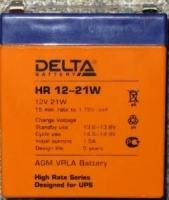 Батарея Delta HR 12-21W 12V 5Ah (Battery replacement APC rbc30, rbc43, rbc44, sybt2 90мм/101мм/70мм)