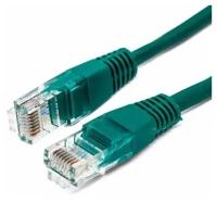 Патч-корд U/UTP 5e кат. 10м Filum FL-U5-10M-G, кабель для интернета, 26AWG(7x0.16 мм), омедненный алюминий (CCA), PVC, зелёный