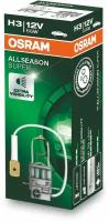 Лампа автомобильная галогенная OSRAM All Season 64151ALS H3 55W PK22s 1 шт