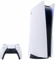 Игровая приставка Sony PlayStation 5, с дисководом, 825 ГБ SSD, без игр, белый