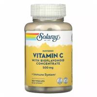 Buffered Vitamin C with Bioflavonoid concentrate (Витамин С) 500 мг 100 капсул (Solaray)