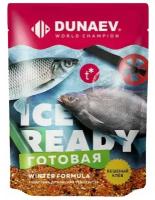 Прикормка зимняя Dunaev ICE READY Универсальная 0.5 кг / новинка / Прикормка Дунаев / Ловля со льда / Зимняя рыбалка / Производство Россия