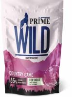 Сухой корм PRIME WILD GF COUNTRY GAME для щенков и собак всех пород, с уткой и олениной 500гр