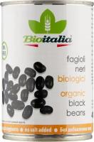 Фасоль Bioitalia Black beans черная консервированная, 400 г