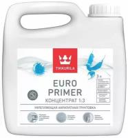 Tikkurila Euro Primer акриловый грунт-концентрат (бесцветный, 3 л)