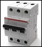 Автоматический выключатель ABB SH203 40A 6kA 3P тип С 2CDS213001R0404
