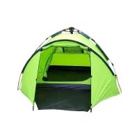 Палатка автоматическая (зонт) 3-4 местная, (2 слоя) дуги стекловолокно, вес 4,5 кг. MIMIR-900 (зеленая)