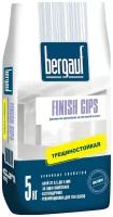 Шпатлевка тонкослойная Bergauf Finish Gips гипсовая, 5кг