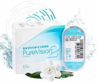 Контактные линзы Bausch & Lomb PureVision 2 HD, 6 шт., R 8,6, D -5,5, бесцветный, 1 уп