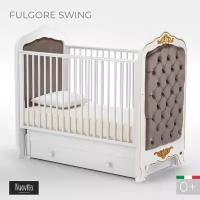 Детская кровать Nuovita Fulgore swing поперечный (Bianco/Белый)