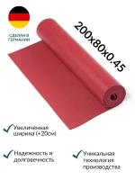 Коврик для йоги Yogastuff Ришикеш бордовый 200*80 см