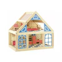 Мир деревянных игрушек кукольный домик №1 Д225