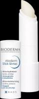 Bioderma Atoderm Увлажняющий стик для сухих и поврежденных губ 4 мл 1 шт