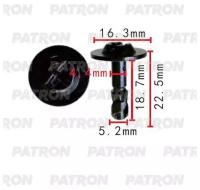 P372325 PATRON Штифт крепежный поворотный (черный) AUDI SEAT SKODA VW Применяемость защита двигателя PATRON P37-2325