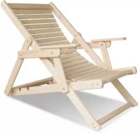 Шезлонг деревянный складной (кресло) - Фабрика 