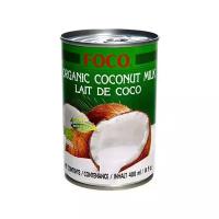Молоко кокосовое FOCO Органическое 10-12% 10.2%, 400 г, 400 мл
