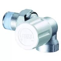 Запорный клапан FAR FT 1626 муфтовый (ВР), латунь, для радиаторов Ду 15 (1/2