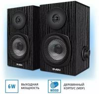 Компьютерная акустика SVEN SPS-575, черный, 6 Ватт, питание USB