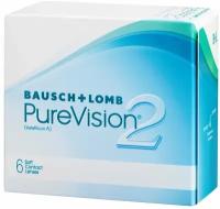 Контактные линзы Bausch & Lomb PureVision 2 HD, 6 шт., R 8,6, D -1,5, бесцветный, 1 уп