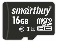 Карта памяти 16GB MicroSD SmartBuy Class 10 UHS-I без адаптера