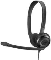 Наушники с микрофоном Sennheiser PC 5 Chat черный 2м накладные (508328)