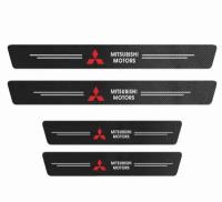 Накладки на пороги MITSUBISHI / митсубиси, карбоновые, 4 штуки