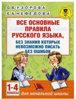 Все основные правила русского языка, без знания которых невозможно писать без ошибок. 1-4 кл