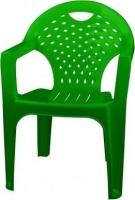 Кресло пластиковое зелёное М2609