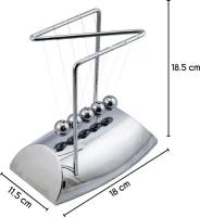 Шары Ньютона Зеркальные, колыбель Ньютона, маятник Ньютона, балансирующие стальные шарики, игрушка антистресс