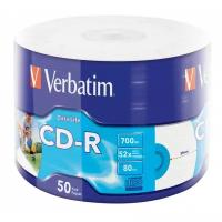 Диск Verbatim CD-R 80 52x Shrink/50 Ink Print