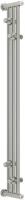 Водяной полотенцесушитель Сунержа Хорда, с креплением, внутреннее полимерное покрытие, серебристый
