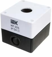 Корпус (пустой) для устройств управления и сигнализации (постов кнопочных) IEK КП101