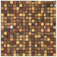 Стеклянная мозаика Natural Mosaic KM-036 квадрат глянцевый