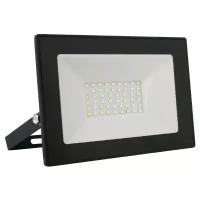 Ultraflash Прожекторы светодиодные LFL-3001 C02 черный LED SMD прожектор, 30 Вт, 230В, 6500К