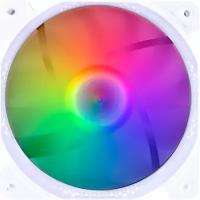 Вентилятор для корпуса 1STPLAYER F1 White 120mm LED 5-color 1000rpm 3pin F1-WH OEM