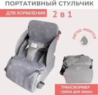 Портативный стульчик для кормления - сумка для мамы MADEBYBEAR (rainbow)