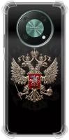 Дизайнерский силиконовый с усиленными углами чехол для Хуавей Нова У90 / Huawei Nova Y90 Герб России