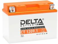 Аккумулятор для мототехники Delta CT 1209.1 (12V / 9Ah) (YT9B-BS)