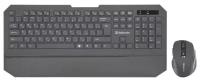 Комплект клавиатура и мышь Defender Berkeley C-925 Nano Black USB (45925)