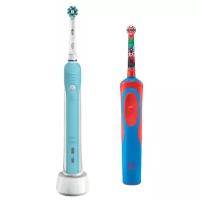 Oral-B Подарочный набор Oral-B Электрическая зубная щетка Cars D12.513K (тип 3709)+ProfCare 500/D16.513.U (тип 3756)