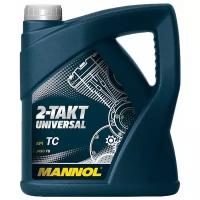 Минеральное моторное масло Mannol 2-Takt Universal, 4 л