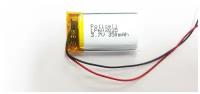 Литий-полимерный аккумулятор Policell Li-Pol 3.7v LP 602035-PCM 350mAh, 1шт